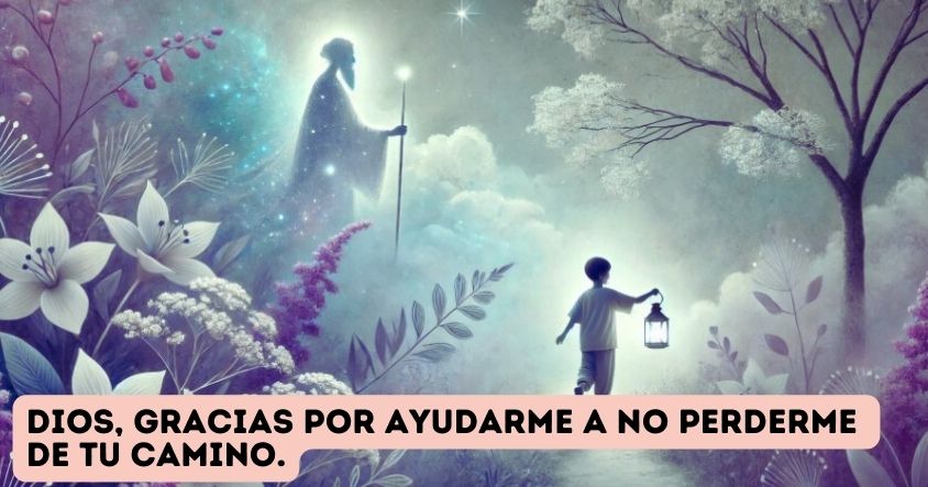 Oración a Dios para que no te pierdas de su camino