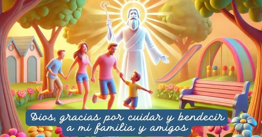 Oración a Dios para que cuide y bendiga a tus familiares y amigos