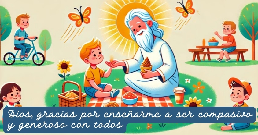 Oración a Dios para que te enseñe a ser compasivo y generoso