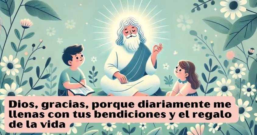 Oración a Dios para darle gracias por sus bendiciones diarias