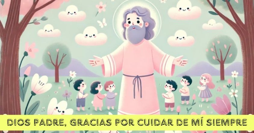 Dios padre, gracias por cuidar de mí siempre