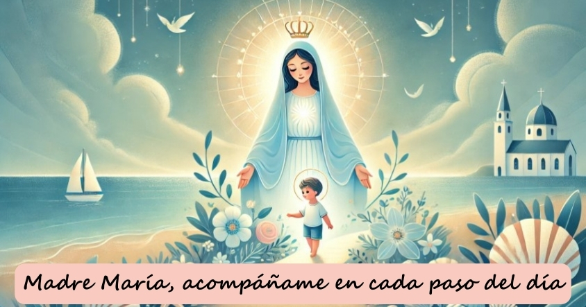 Madre María, acompáñame en cada paso del día