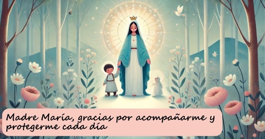 Oración a la madre María para que te acompañe y proteja cada día