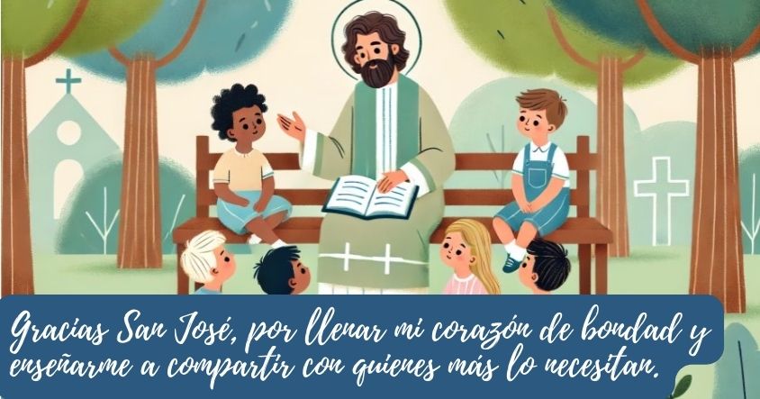 Oración para aprender a compartir