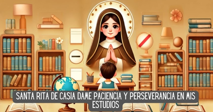 Santa Rita de Casia dame paciencia y perseverancia en mis estudios