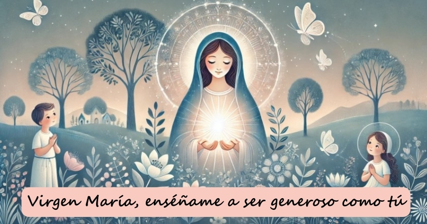 Virgen María, enséñame a ser generoso como tú