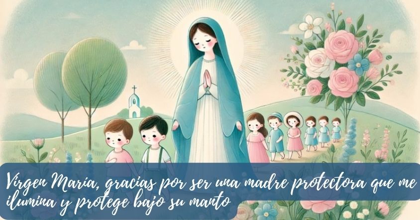 Oración de la virgen María para la protección