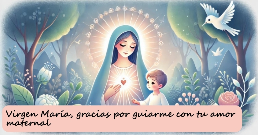 Oración a la virgen María para que te guíe con su amor y cuidado