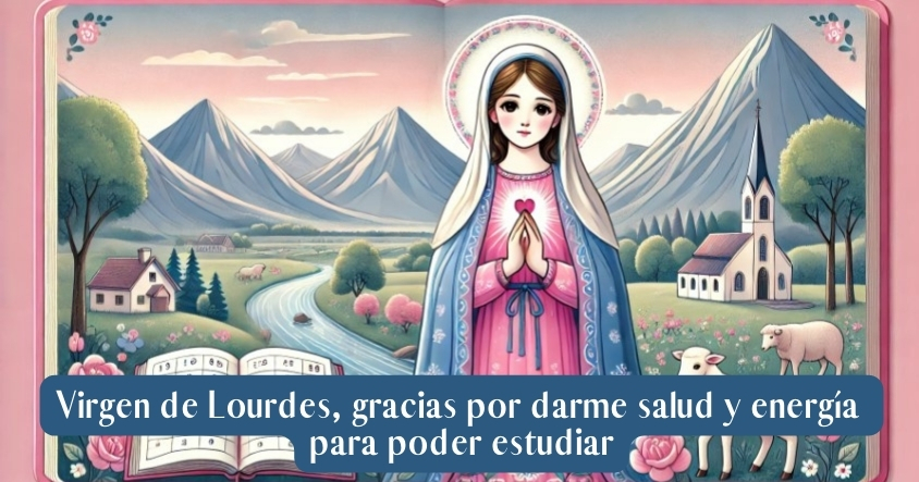 Oración a la virgen de Lourdes para tener salud y energía 