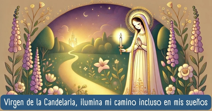 Virgen de la Candelaria, ilumina mi camino incluso en mis sueños