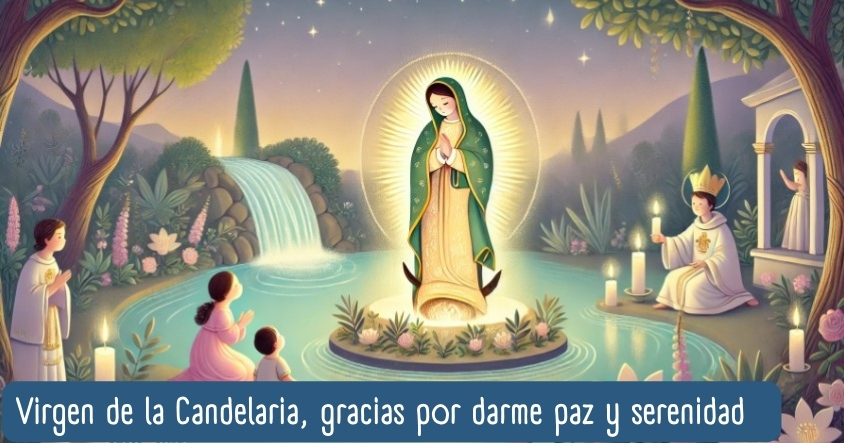 Oración a la virgen de la Candelaria para que te otorgue paz y seguridad 