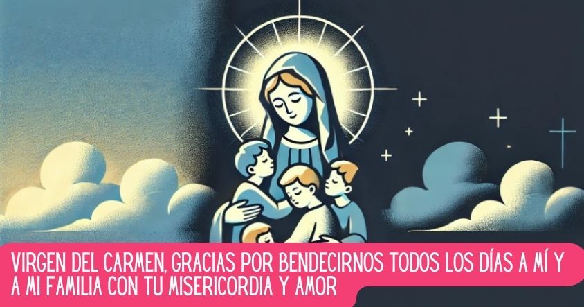 Oración para que lluevan bendiciones sobre la familia