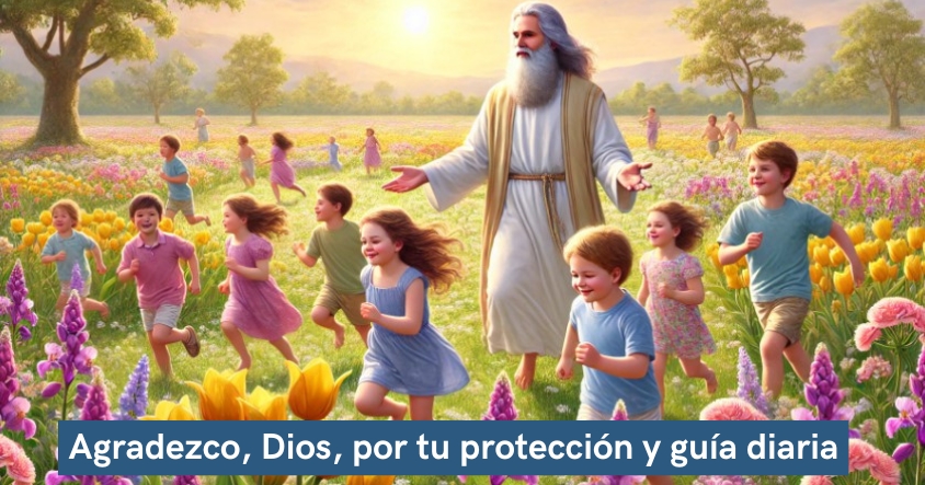 Agradezco, Dios, por tu protección y guía diaria