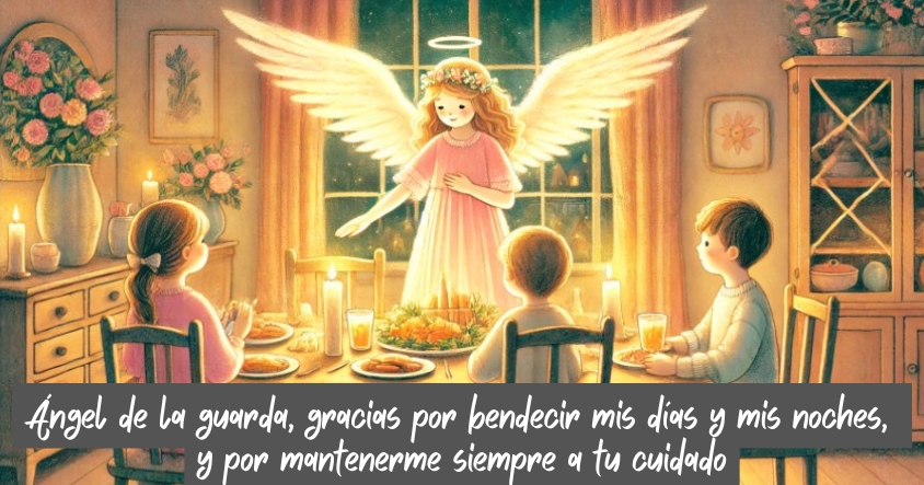 Oración al ángel de la guarda para que te bendiga en tus días y noches, y para que siempre te cuide