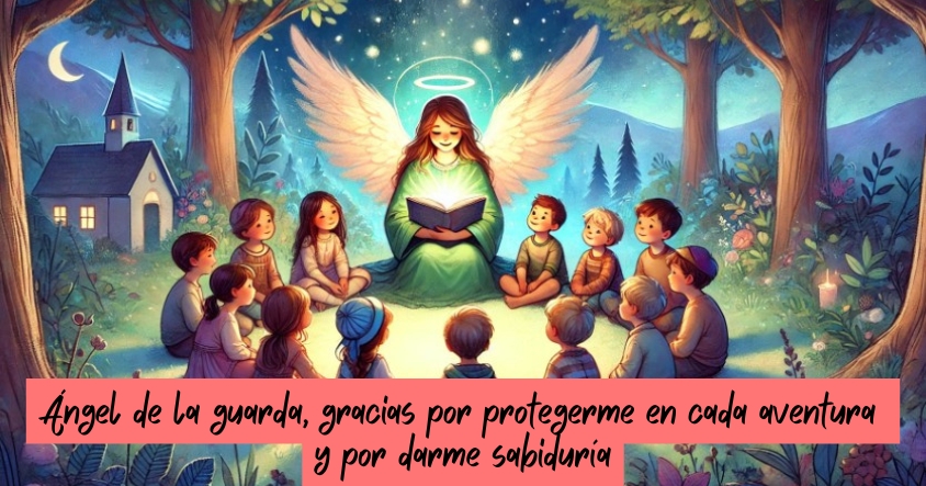 Oración al ángel de la guarda para que te proteja en cada aventura y te dé sabiduría