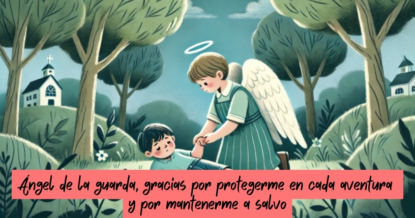 Oración al ángel de la guarda para que te proteja en cada aventura y te mantenga a salvo