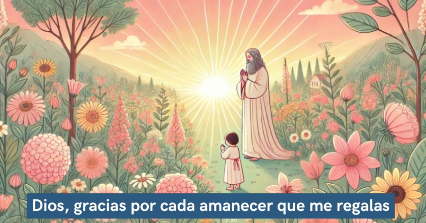 Oración a Dios de agradecimiento por cada amanecer que te regala