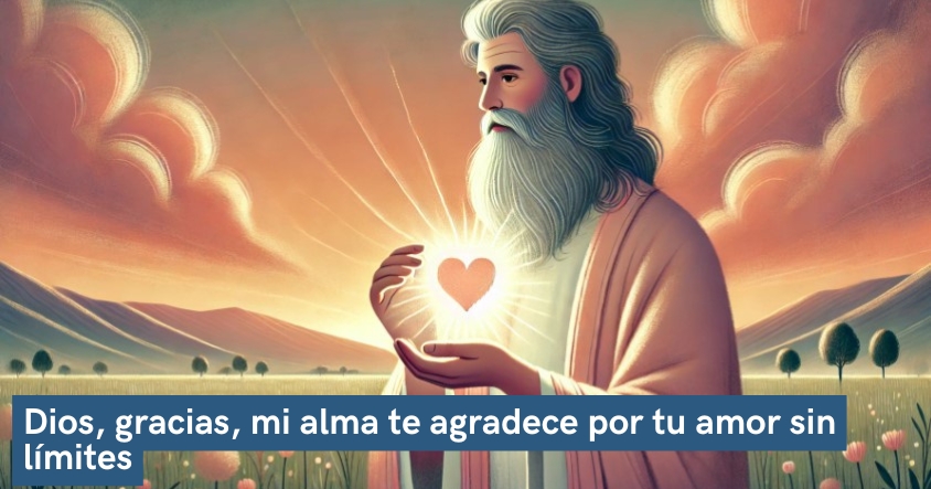 Oración de agradecimiento a Dios por su amor sin límites