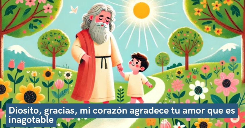 Oración de agradecimiento a Dios por su amor inagotable