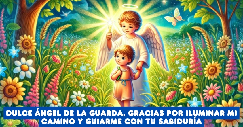 Oración al ángel de la guarda para que ilumine tu camino y te guíe con su sabiduría