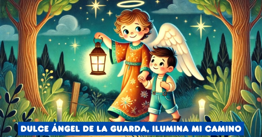 Dulce ángel de la guarda, ilumina mi camino