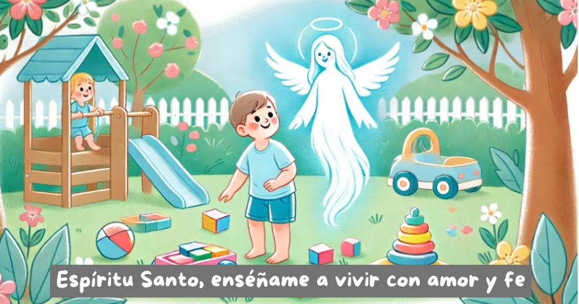 Espíritu Santo enséñame a vivir con amor y fe