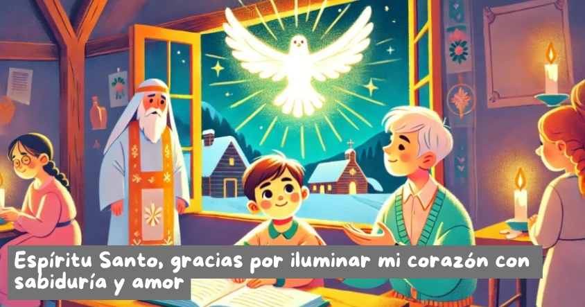 Oración al espíritu santo para que ilumine tu corazón de sabiduría y amor