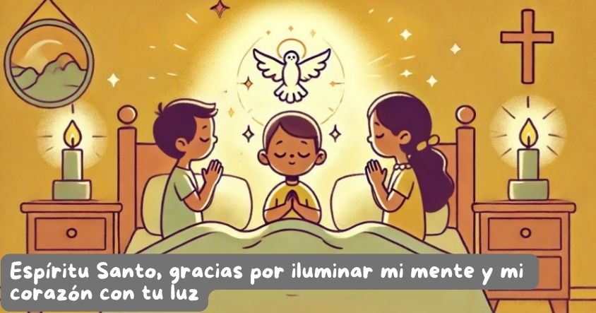 Oración al Espíritu Santo para que ilumine tu mente y corazón con su luz