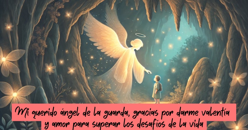 Oración al ángel de la guarda para que te dé valentía y amor para superar los desafíos de la vida