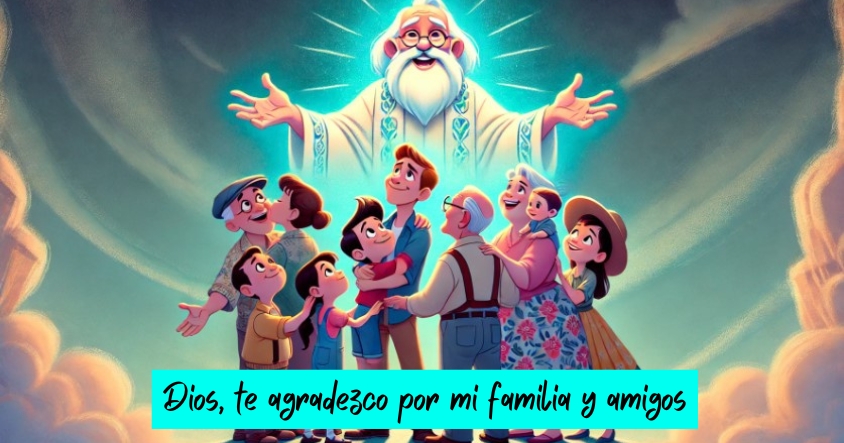 Dios, te agradezco por mi familia y amigos