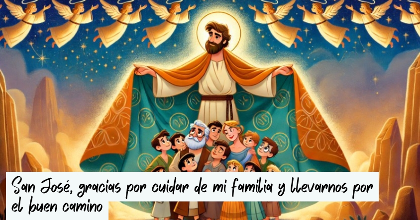 Oración a San José para que cuide de tu familia y los lleve por el buen camino