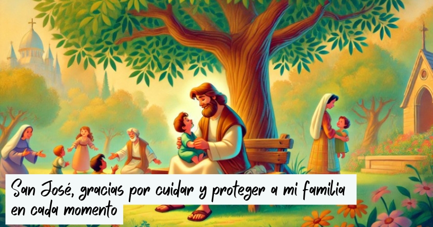 Oración a San José para que cuide y proteja a tu familia en cada momento