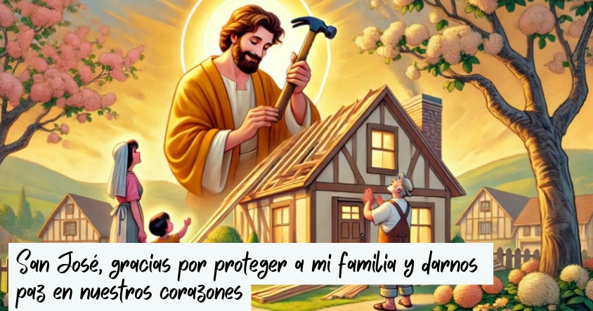 Oración a San José para que proteja a tu familia y les dé paz a sus corazones