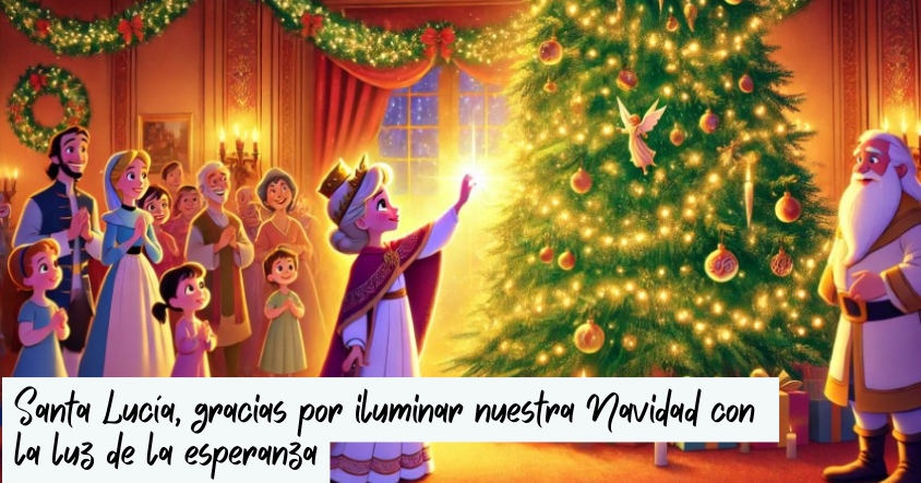 Oración a Santa Lucía para que ilumine tu Navidad con la luz de la esperanza